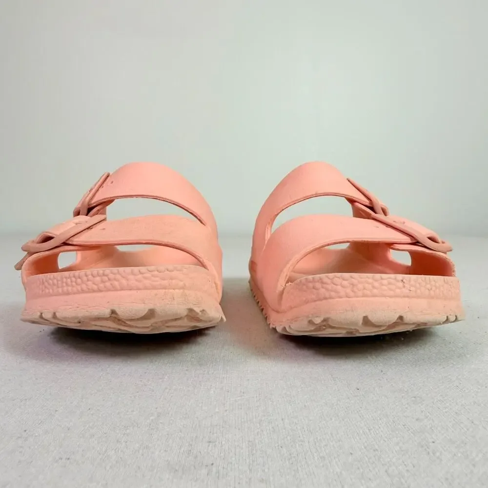 Birkenstock Arizona Essentials EVA Pink Clay Sandals Women's 37 Two Strap Narrow - Picture 4 of 16